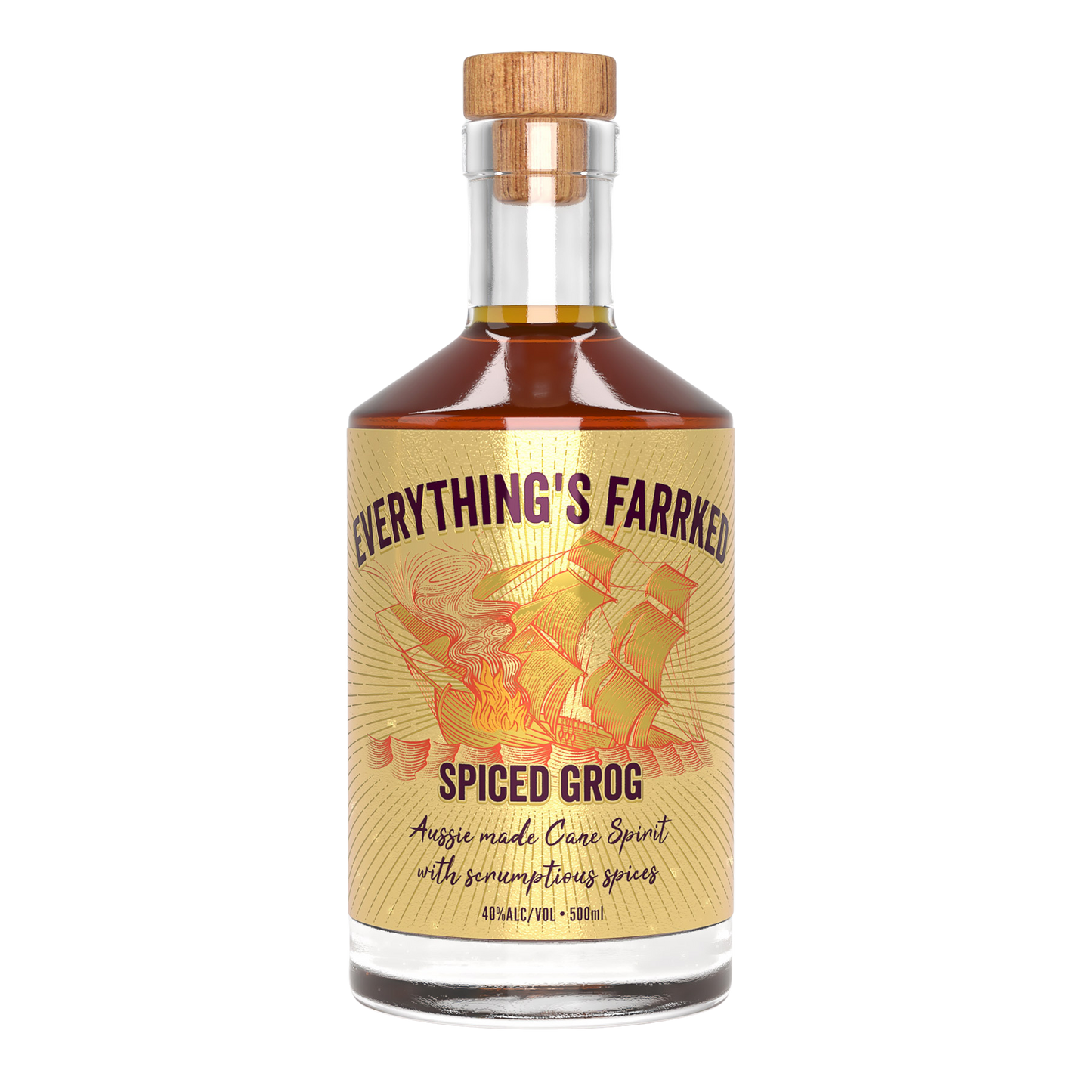 4 x Everything's Farrked Spiced Grog (Carribbean Spice)