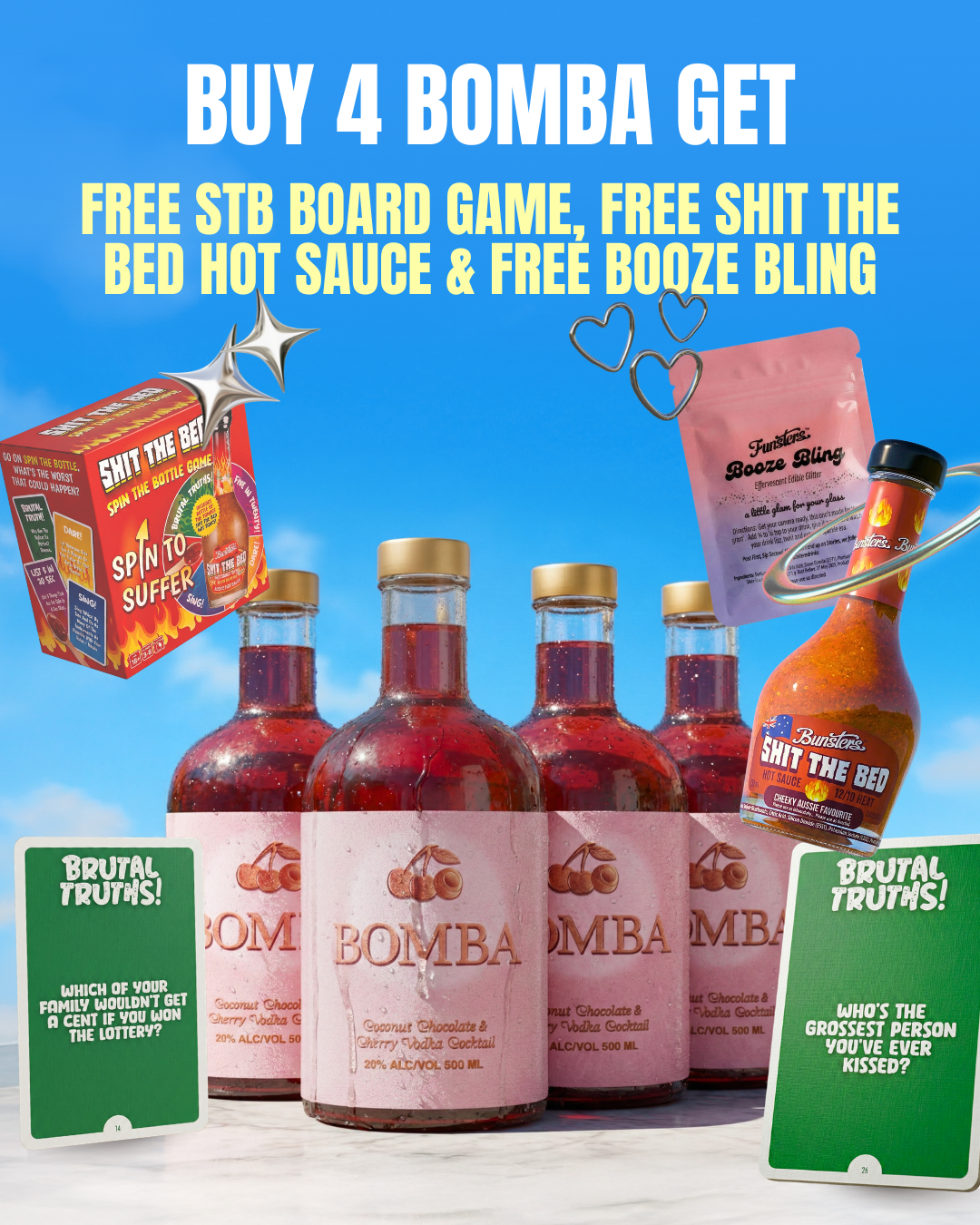 Case of Bomba - 4 x 500ml Bottles