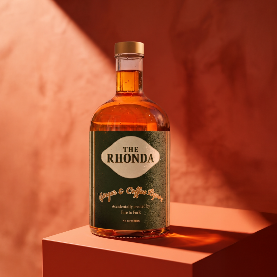 PRESALE - Fire to Fork - Limited Edition "RHONDA" Ginger & Coffee Liquor 500ml