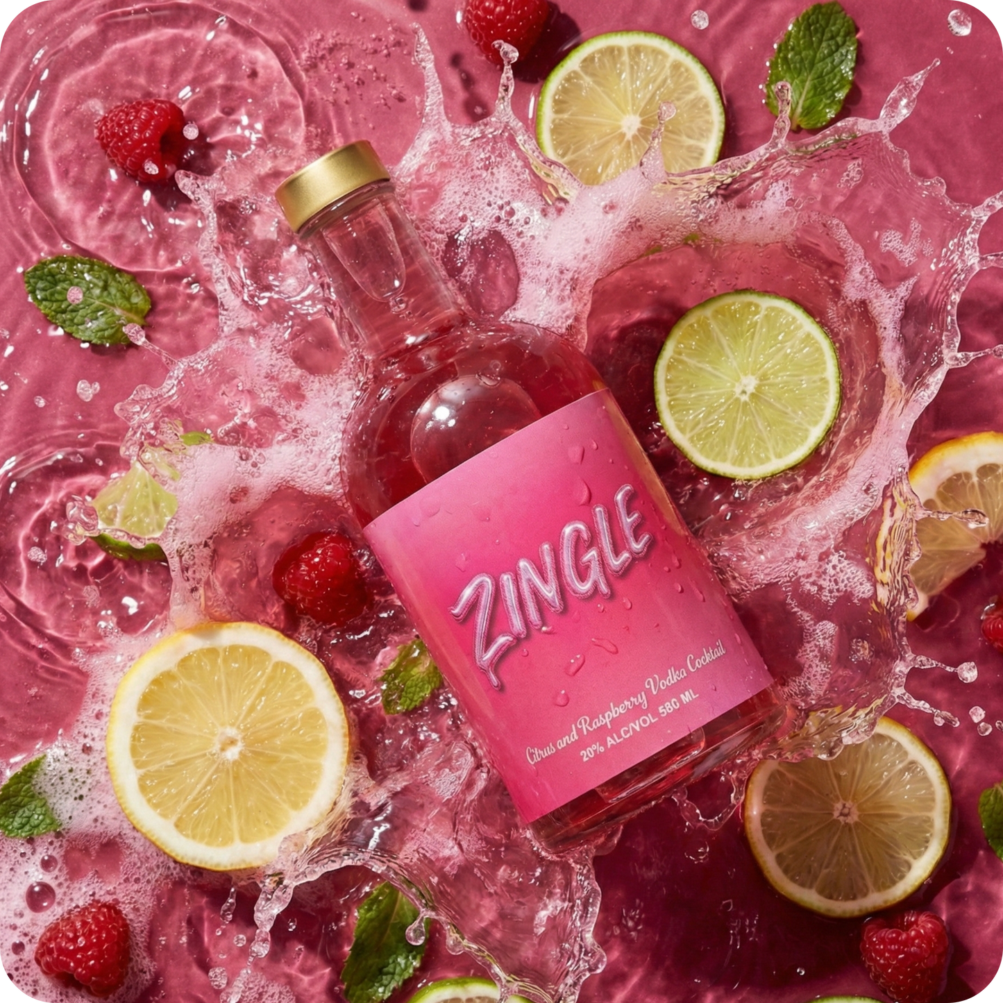 Case of Zingle - 4 x 500ml Bottles