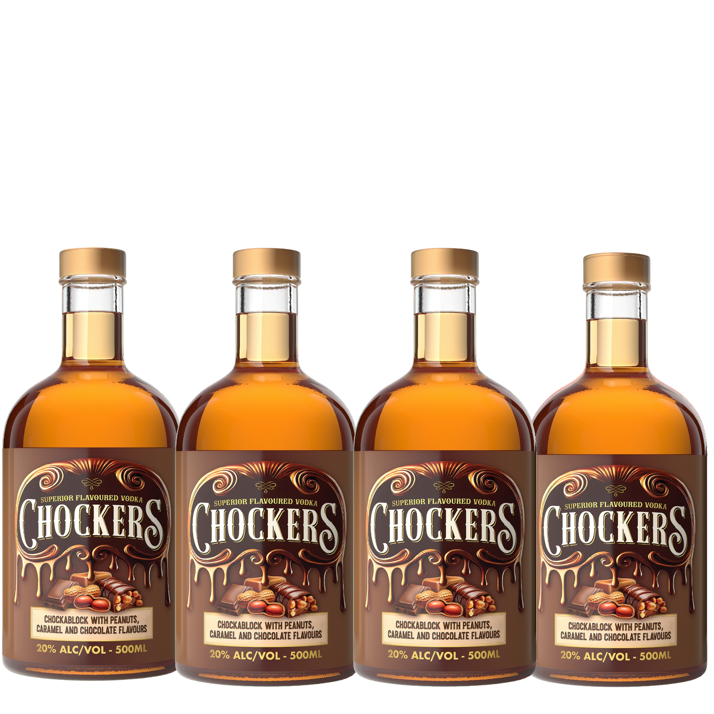 4 x Chockers 500ml (Wholesale)