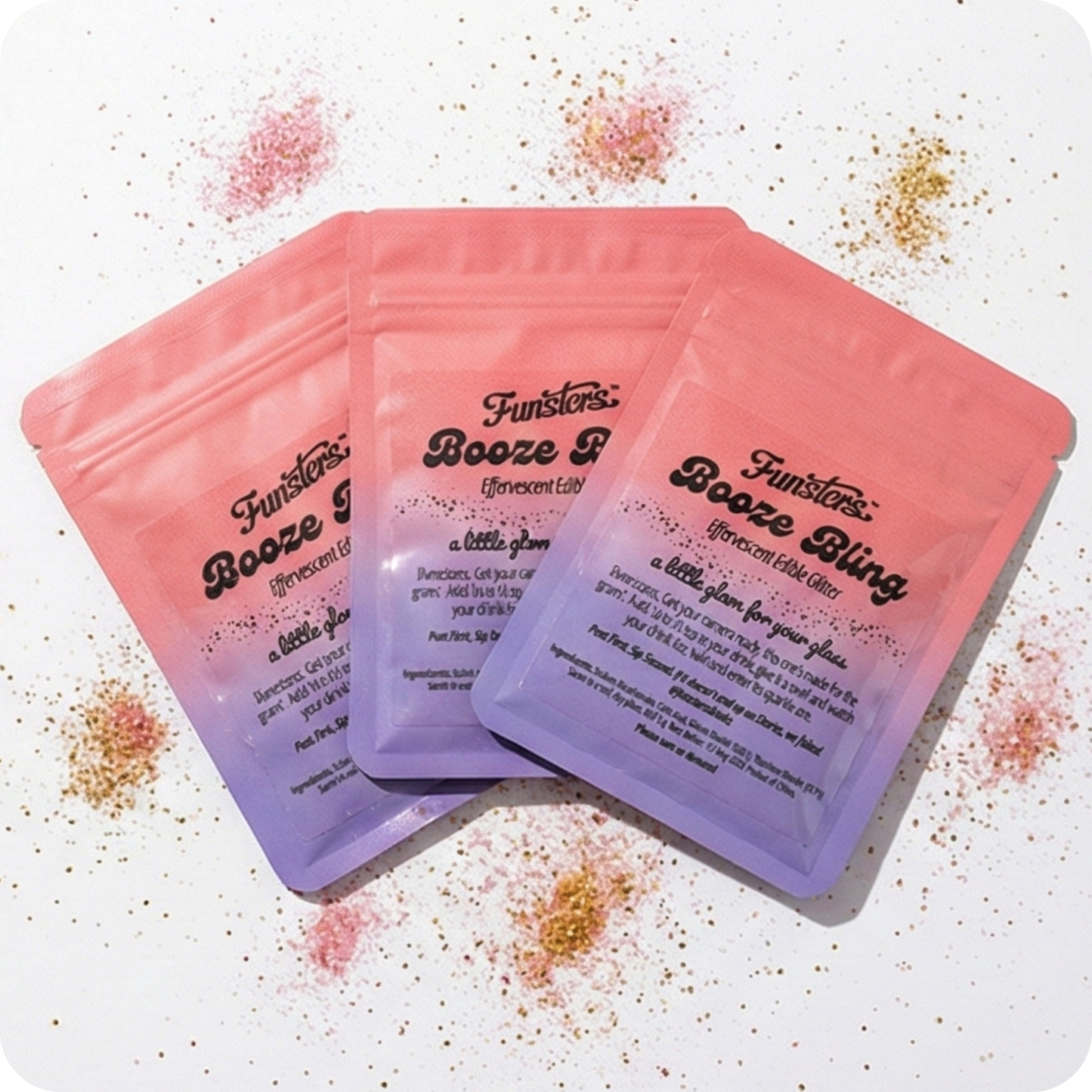 Booze Bling – edible glitter