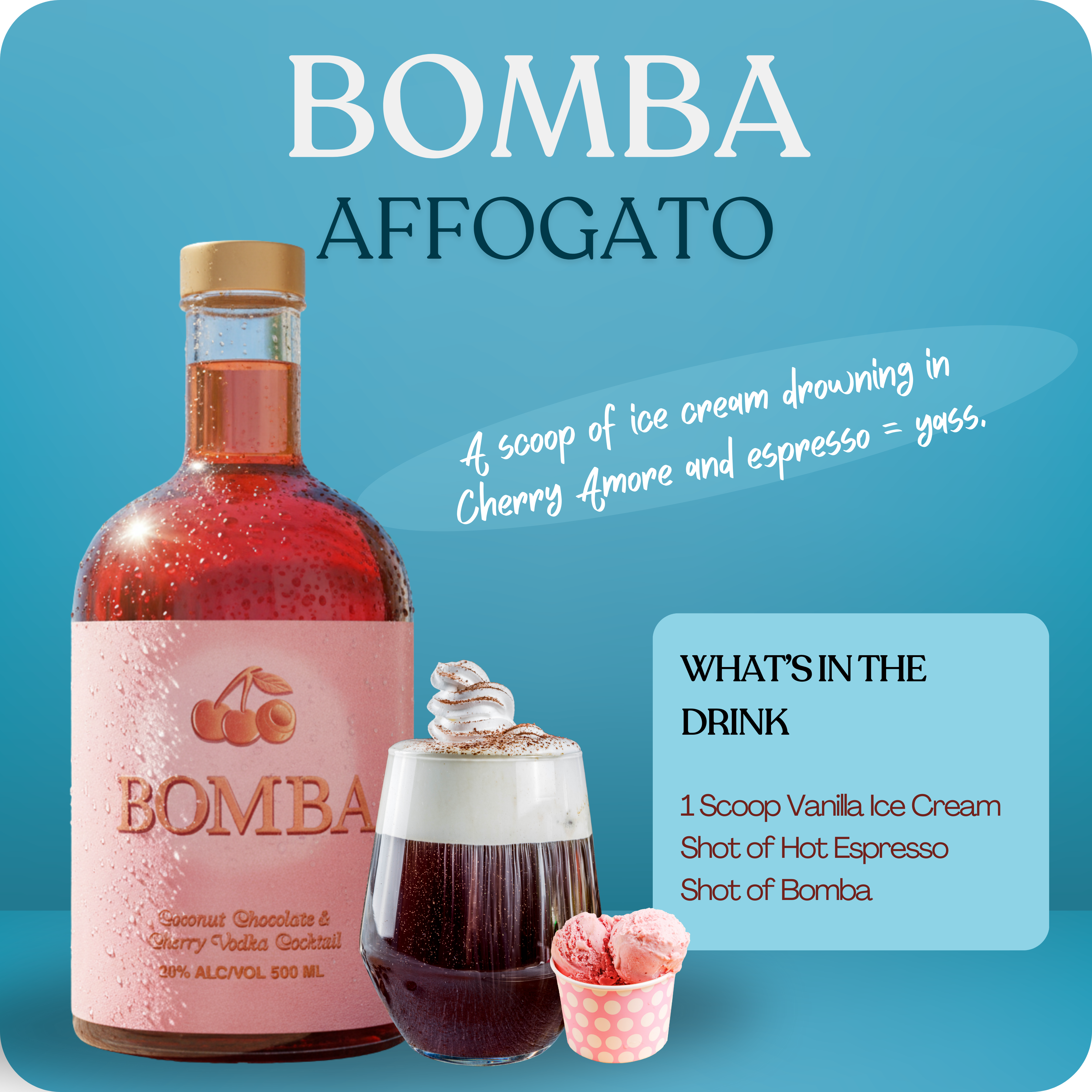 Bomba Choc-Coco Ripe Cherry Vodka