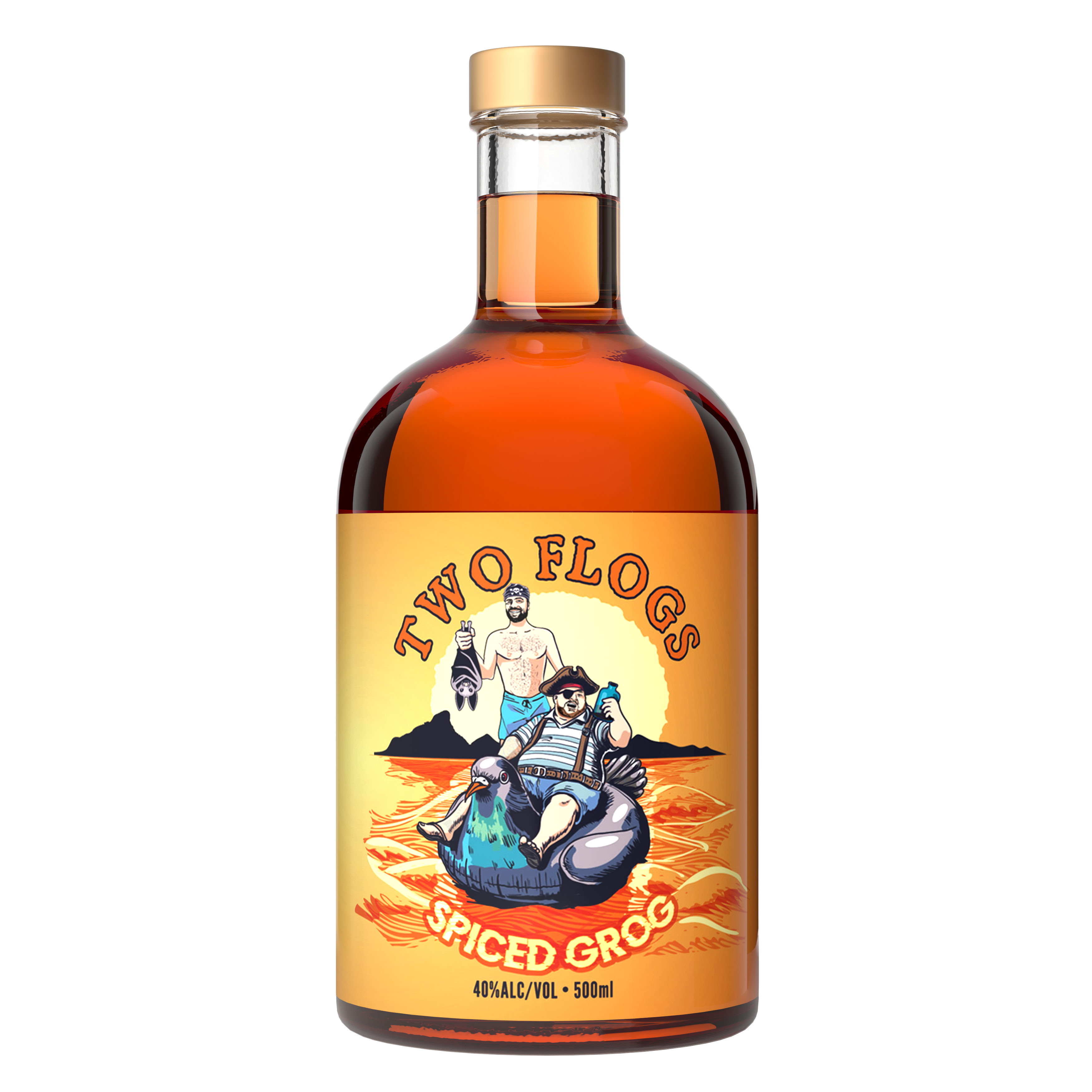 Two Flogs Spiced Grog 500ml
