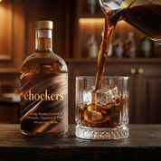 Chockers case of 4 - bottle with pouring glass