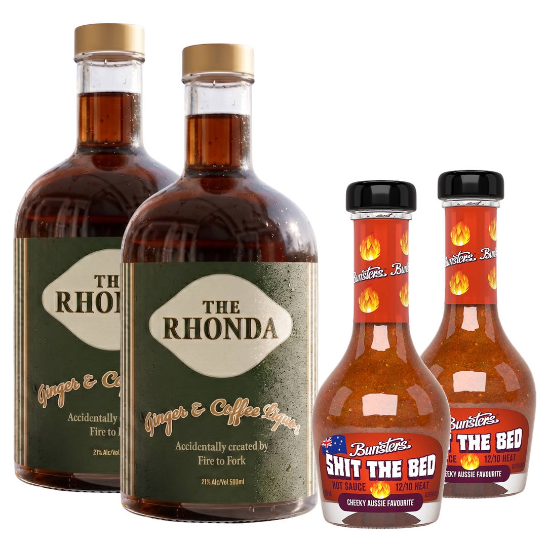 Fire to Fork Limited Edition THE RHONDA Ginger & Coffee Liquor 500ml