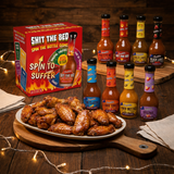 The Perfect 'Hot Ones At Home' Kit: 8 Fiery Sauces With Hilarious Questions And Dares